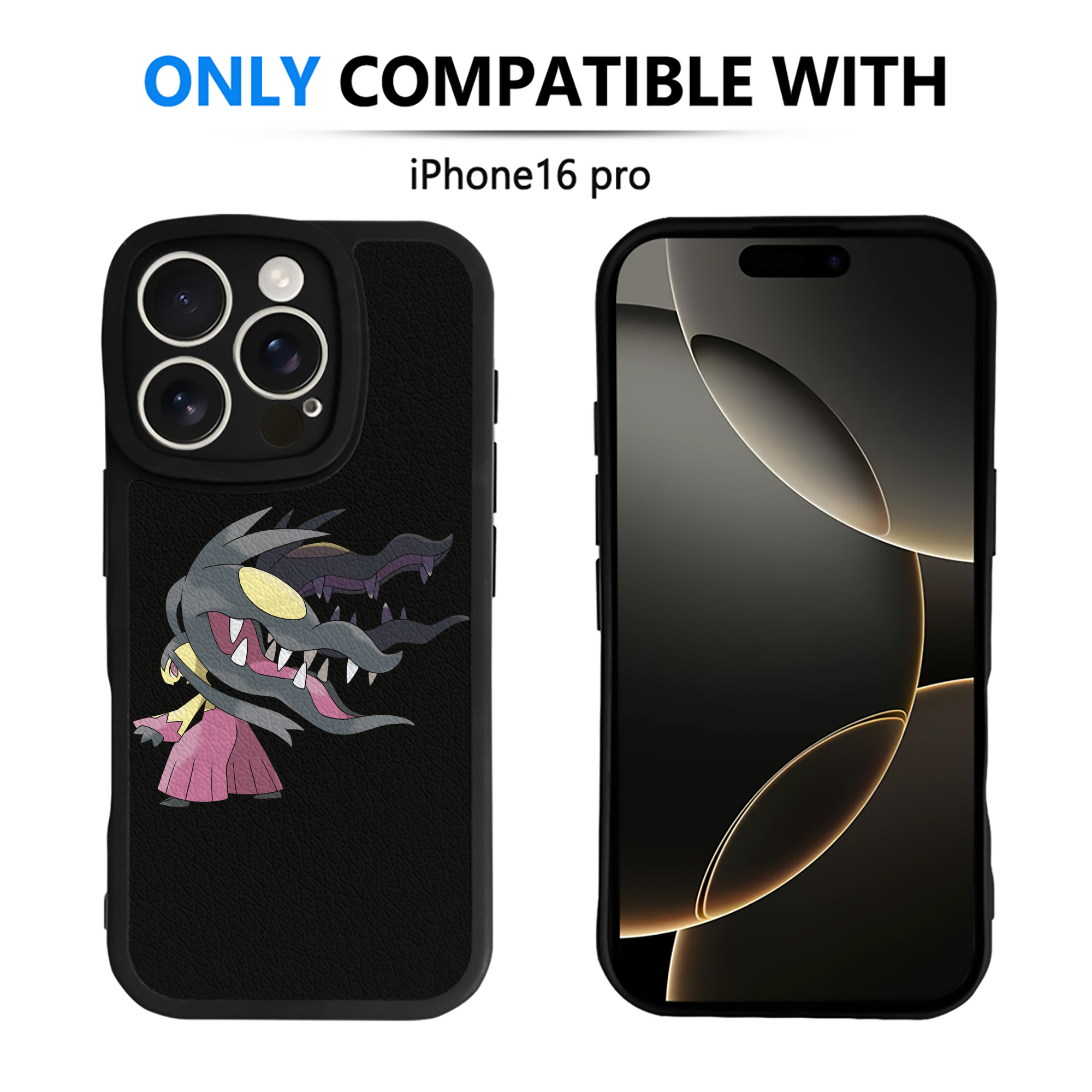 （画像用） ポケットモンスター Pokémon 【iPhone 16シリーズ対応】シリコンスマホケース（レザー調） 材質：シリコン